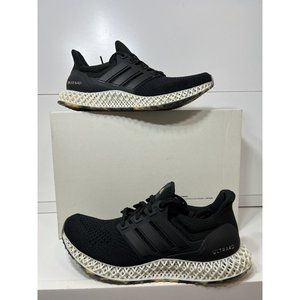 New Mens Size 9 - adidas Ultra 4D Low Black Gold Metallic